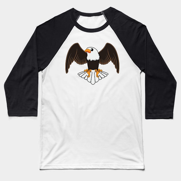 Eagle Baseball T-Shirt by Mstiv